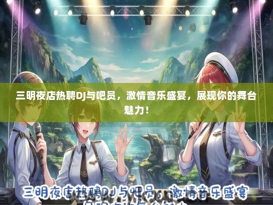 三明夜店热聘DJ与吧员，激情音乐盛宴，展现你的舞台魅力！